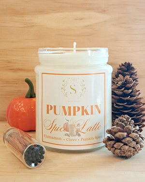 Pumpkin Spice Latte Luxury Candle