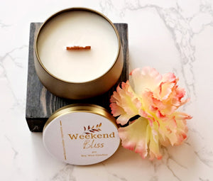 Weekend Bliss | Wood Wick Candle | Luxury Candles | Travel Gifts