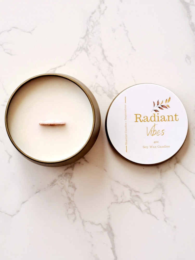 Radiant Vibes | Wood Wick Candle | Luxury Candles | Travel Gifts