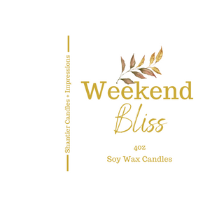 Weekend Bliss | Wood Wick Candle | Luxury Candles | Travel Gifts