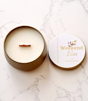 Weekend Bliss | Wood Wick Candle | Luxury Candles | Travel Gifts