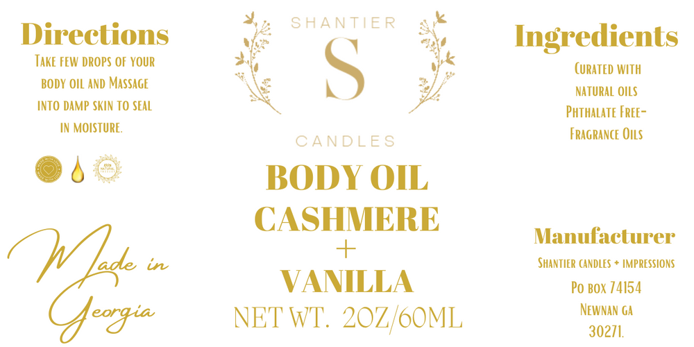 Luxury Cashmere Body Oil