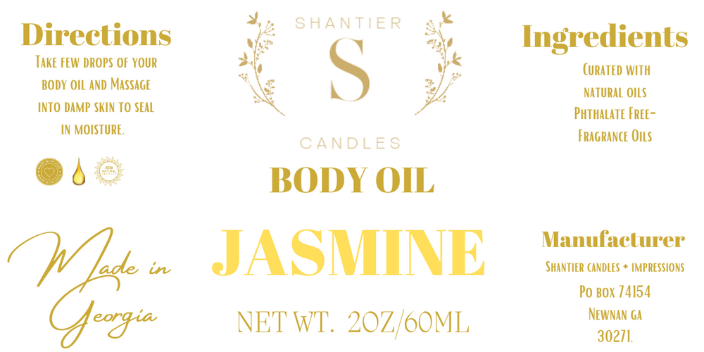 Luxury Jasmine Body Oil