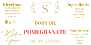 Luxury Pomegranate Body Oil