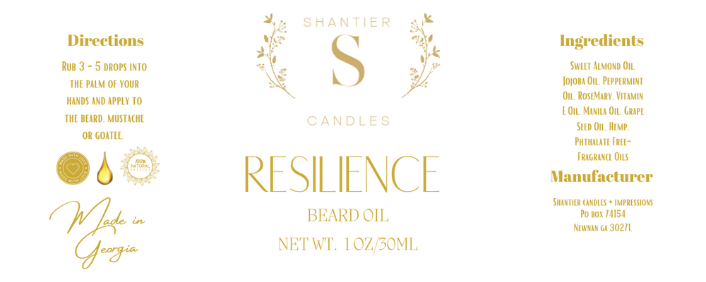 Resilience Beard Oil